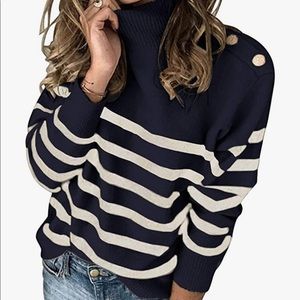 Kirundo long sleeve knit sweater (L)